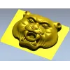 Голова тигра в рельефе - stl модель для ЧПУ