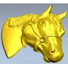 Рельефная голова лошади в узде - STL для ЧПУ