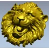 Голова льва - рельефная 3D модель STL для ЧПУ