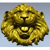 Голова льва - рельефная 3D модель STL для ЧПУ