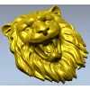 Голова льва - рельефная 3D модель в формате STL для ЧПУ
