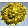 Голова льва - 3D модель в формате STL для ЧПУ