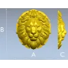 Голова льва - 3D модель в формате STL для ЧПУ
