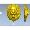 Королевская голова льва - 3D модель STL для ЧПУ