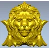 Lion Crest Relief - STL 3D Model for CNC Router
