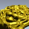 Lion Crest Relief - STL 3D Model for CNC Router