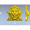 Lion Crest Relief - STL 3D Model for CNC Router