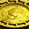 Lion Head Medallion STL 3D Model for CNC