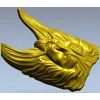 3D модель львиной головы (STL) для ЧПУ - барельеф для резьбы