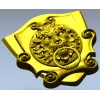 3D модель STL львиная маска на щите для ЧПУ