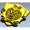 3D модель STL львиная маска на щите для ЧПУ
