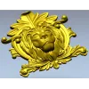 Гербовый барельеф с головой льва - STL модель для ЧПУ