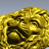 Голова льва - 3D модель STL для ЧПУ, рельефная маска