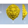 Голова льва - 3D модель STL для ЧПУ, рельефная маска