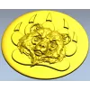 Bear Head Medallion STL for CNC