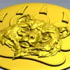 Bear Head Medallion STL for CNC