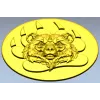 Bear Head Medallion STL for CNC