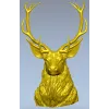 Голова оленя - детализированная 3D модель STL для ЧПУ