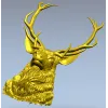 Голова оленя - детализированная 3D модель STL для ЧПУ