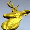 Голова оленя - 3D модель STL для ЧПУ