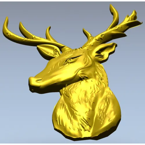 Голова оленя - 3D модель STL для ЧПУ