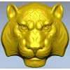 STL модель головы тигра - барельеф для ЧПУ