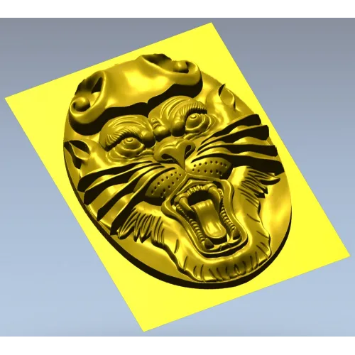 3D модель STL - рельефная голова чудовища для ЧПУ