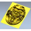 3D модель STL - рельефная голова чудовища для ЧПУ