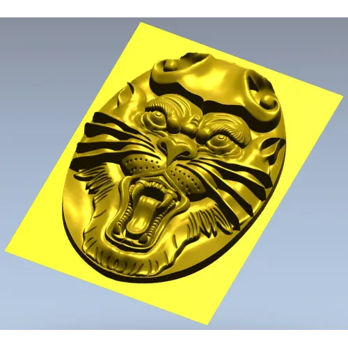3D модель STL - рельефная голова чудовища для ЧПУ