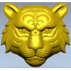Tiger head relief STL for CNC milling - high-detail 3D model