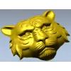 Tiger head relief STL for CNC milling - high-detail 3D model