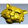 Tiger head relief STL for CNC milling - high-detail 3D model