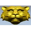 Tiger head relief STL for CNC milling - high-detail 3D model