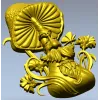Mushroom Elder - 3D STL Relief for CNC