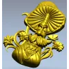 Mushroom Elder - 3D STL Relief for CNC