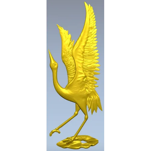 Crane Ascension - STL 3D model for CNC relief