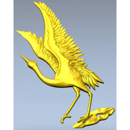 Crane Ascension - STL 3D model for CNC relief