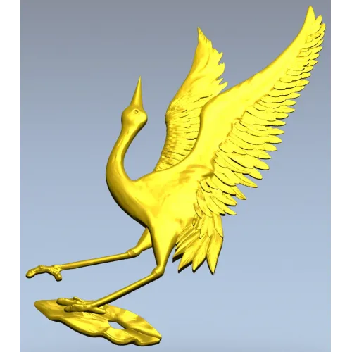 Crane Ascension - STL 3D model for CNC relief