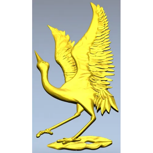 Crane Ascension - STL 3D model for CNC relief