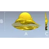 Дельфинчики у заката - 3D модель STL для ЧПУ