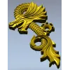 Ornamental Dragon STL for CNC - high-relief decorative 3D model