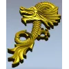Ornamental Dragon STL for CNC - high-relief decorative 3D model