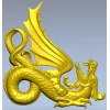 Крылатый дракон - 3D модель STL для ЧПУ