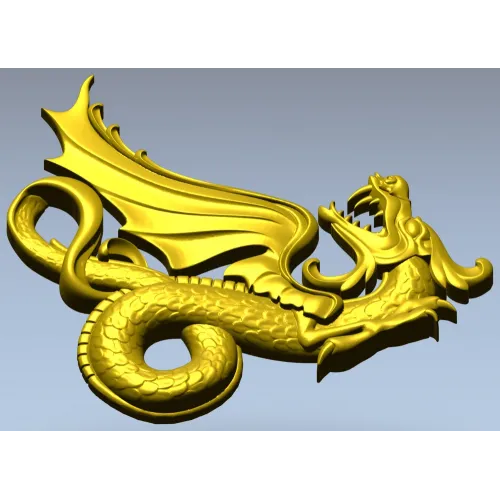 Крылатый дракон - 3D модель STL для ЧПУ