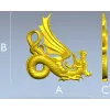 Крылатый дракон - 3D модель STL для ЧПУ