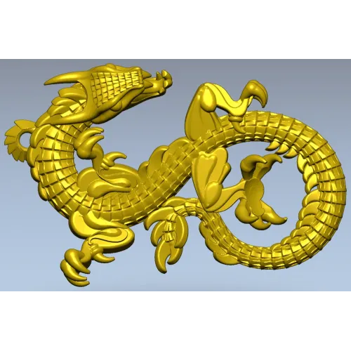 Вьющийся дракон - 3D модель STL для ЧПУ