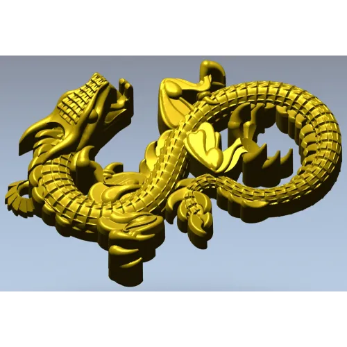 Вьющийся дракон - 3D модель STL для ЧПУ