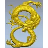 Dragon bas-relief STL for CNC router