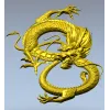 Dragon bas-relief STL for CNC router
