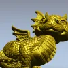Дракончик-статуэтка - 3D модель в формате STL для ЧПУ